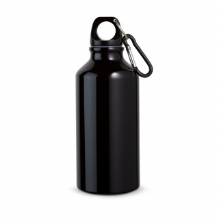 LANDSCAPE. 400 ml Aluminium-Sportflasche, schwarz