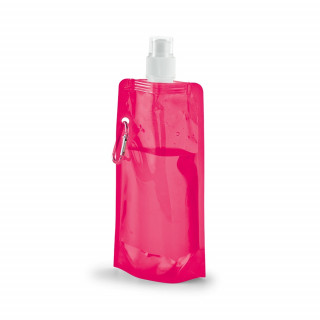 KWILL. 460 ml PE-Faltflasche, rosa