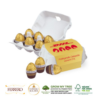 6er Ferrero Rocher Schoko-Eier