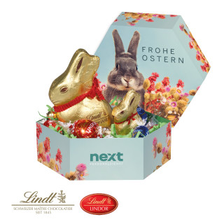 Großes Premium-Osternest, Lindt Ostereiner Und Osterhase