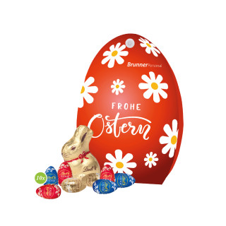 Werbe-Osterei, Lindt Schokoladen-Eier und Goldhase