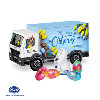 3D Präsent "LKW" Ostern, Klett Schokolade