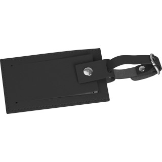 Kofferanhänger aus Kunstleder AMALIA, schwarz