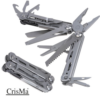 CrisMa 15-teiliges Multitool GEDEON, grau