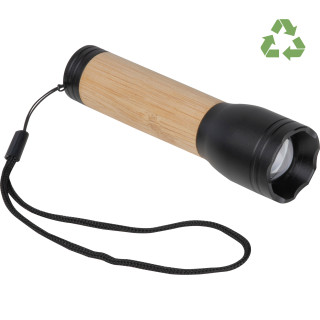 Bambus Taschenlampe, beige