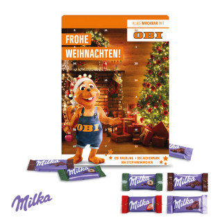 Wand-Adventskalender, Milka Schokolade