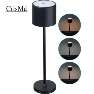 CrisMa Tischlampe mit Touchsensor MODEST, schwarz