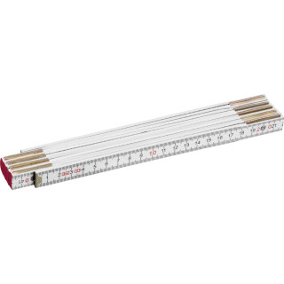 Zollstock aus Holz SVENJA, weiss