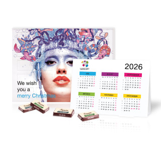 "2 in 1" Marken-Adventskalender, Sarotti mit Jahresplaner