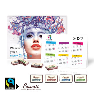 "2 in 1" Marken-Adventskalender, Sarotti mit Jahresplaner