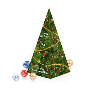 Adventskalender "Weihnachtspyramide", Lindt Schokolade