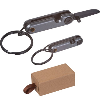 Mini Edelstahl Taschenmesser HOWARD, anthrazit