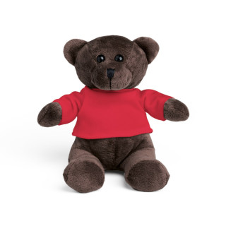 BEAR. Teddybär Plüschtier mit T-Shirt, rot