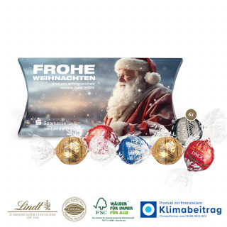 Kissenverpackung „Creative“ - 6 Stück (ca. 75 g) Pralinés von Lindt Lindor