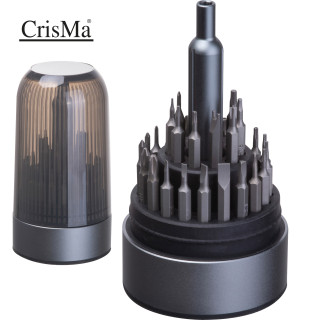 CrisMa Schraubendreher-Set 31tlg.  CARMELO, anthrazit
