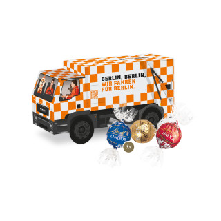 3D-Präsent mit Lindt Lindor Pralinés - LKW
