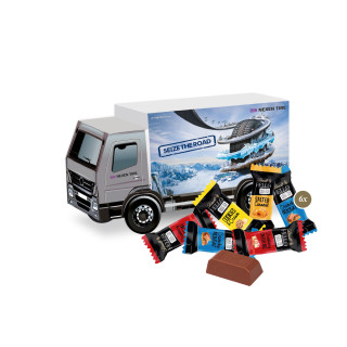 3D-Präsent mit Lindt HELLO Mini Stick Mix - LKW