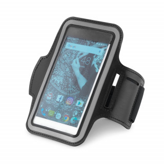 CONFOR. Armband aus PU und Soft Shell für 6.5"-Smartphone, schwarz