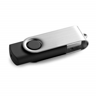 CLAUDIUS 4GB. USB-Stick 4 GB mit Metallclip, schwarz