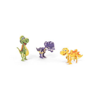 DINOSAURUS. 3D-Puzzle in Dinosaurierform aus Papier, natur