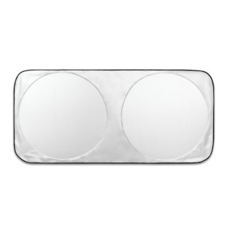 CLYDE. Autosonnenschutz aus 210D Polyester, grau
