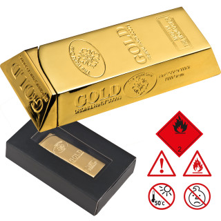 Automatik Feuerzeug Goldbarren WHITNEY, gold