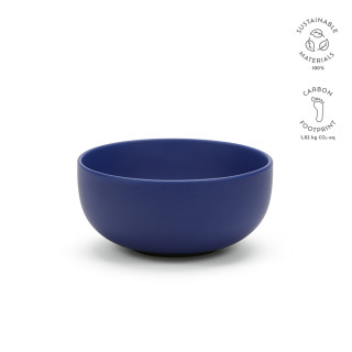 "O'Keeffe Bowl" Schüssel aus Keramik, 800 ml, matte Oberfläche, blau