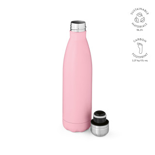 Mississippi 1100 Trinkflasche recycelter Edelstahl, 1100 ml. Doppelwandig, rosa