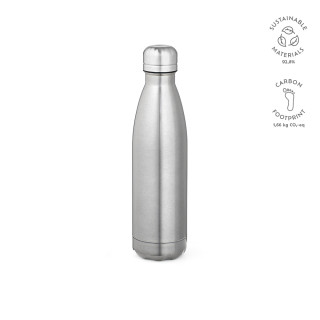 Mississippi 550P Trinkflasche recycelter Edelstahl, 535 ml. Glänzend, silber