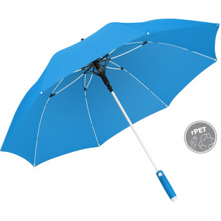 AC-Midsize-Stockschirm FARE® Whiteline, cyan