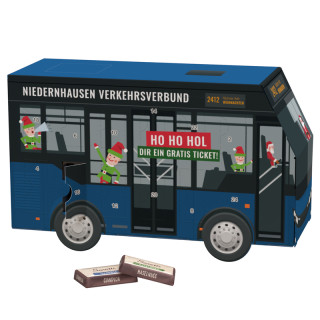 Adventskalender "Bus", Sarotti Schokotäfelchen
