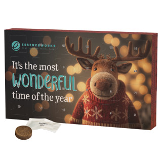 Wachsender Adventskalender Eco L, 24 Samentütchen & Substrattabletten