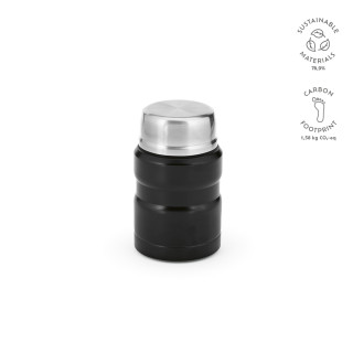 Dali 550 Thermobehälter recycelter Edelstahl, 570 ml. Doppelwandig, schwarz