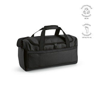 São Paulo M 25L Sporttasche, rPET ripstop.Mit reflektierenden Streifen, schwarz