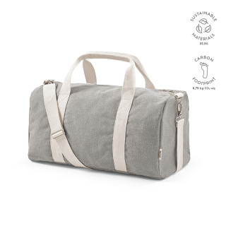 Seoul 30L Sporttasche aus recyceltes Baumwolle und rPET, grau