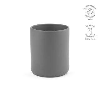 Tiber 350 Tasse aus Keramik, 340ml. Matte Oberfläche, dunkelgrau