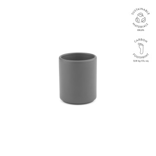 Tiber 75 Tasse aus Keramik, 75ml. Matte Oberfläche, dunkelgrau