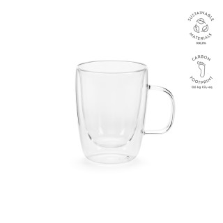 "Elbe 350 Mug" Tasse aus Borosilikatglas, 300 ml, durchsichtig