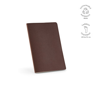 Bronte A5 Notizbuch.Softcover und Kartoneinband. FSC-zertifiziertes Papier, braun