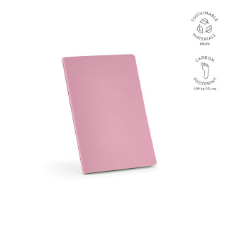 "Bronte A5 Notebook" A5 Notizbuch mit Softcover, Kartoneinband und FSC-zertifiziertem Papier, rosa
