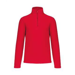 kurze Fleecejacke mit Reißverschluss KA912, rot, S