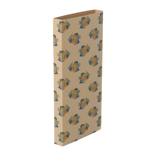 Individueller Pappschuber aus Kraftpapier CreaSleeve Kraft 187, natur