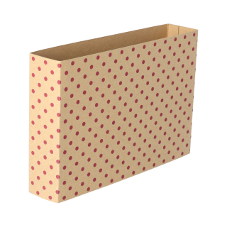 Individueller Pappschuber aus Kraftpapier CreaSleeve Kraft 196, natur