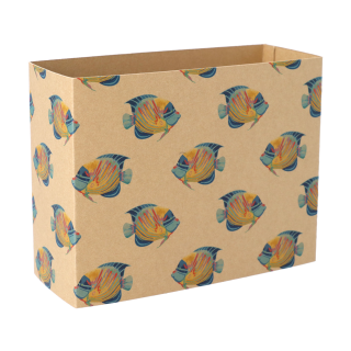 Individueller Pappschuber aus Kraftpapier CreaSleeve Kraft 337, natur