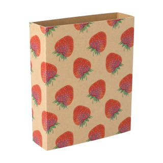 Individueller Pappschuber aus Kraftpapier CreaSleeve Kraft 377, natur