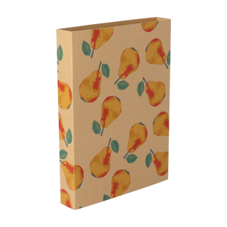 Individueller Pappschuber aus Kraftpapier CreaSleeve Kraft 422, natur