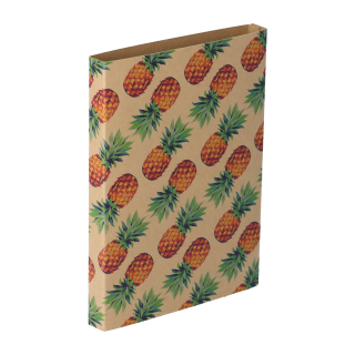 Individueller Pappschuber aus Kraftpapier CreaSleeve Kraft 461, natur