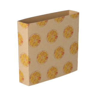 Individueller Pappschuber aus Kraftpapier CreaSleeve Kraft 484, natur