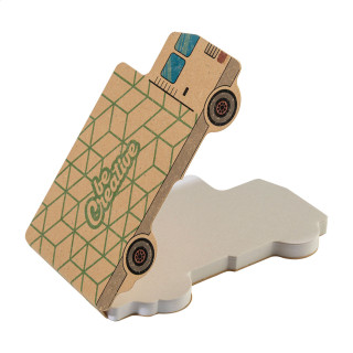 Individueller Haftnotizblock CreaStick Truck Eco, natur
