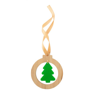 Weihnachstbaumschmuck  DoubleTree, grün/natur